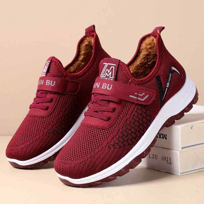 正品春秋新款鞋中滑老年人健运步鞋女轻便防妈妈鞋舒适软底动休闲,女鞋,健步鞋,淘宝优惠券,粉丝福利购,淘宝优惠卷