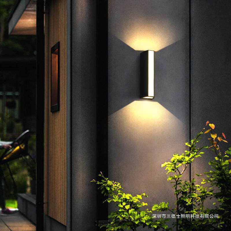 LED户外壁灯防水庭院灯楼梯过道别墅室外墙灯大门口阳台露台壁灯