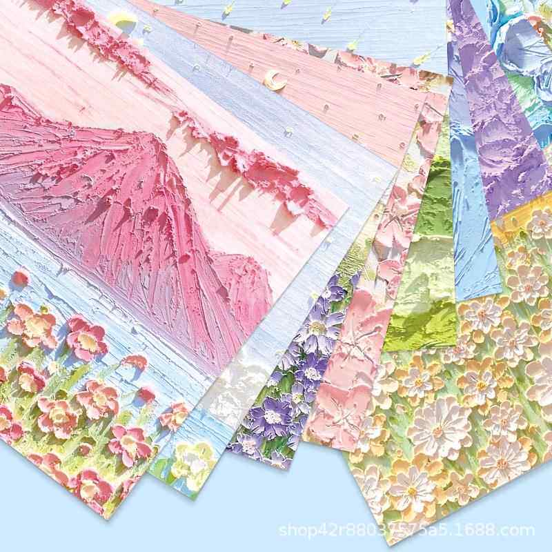 辰阳文化15cm双面折纸花语流年工艺画正方形彩纸小清新专用手工纸