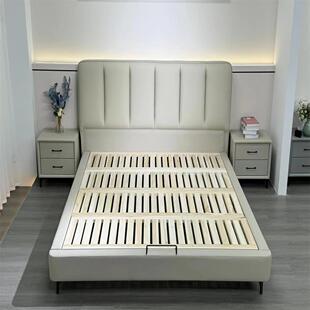 工厂风实木框架2.5CM厚床板公仔绵羽绒软靠填充料1.5米1.8米2米床