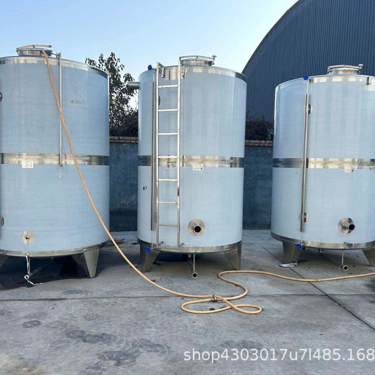厂家供应304不锈钢储罐立式储酒罐50立方大型液体储存罐