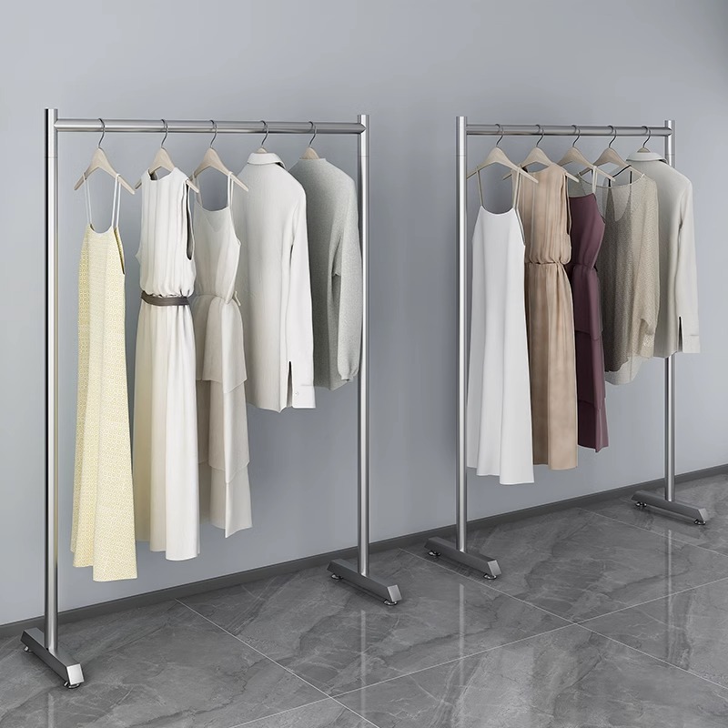 衣帽架不锈钢晾衣架衣架组合衣架