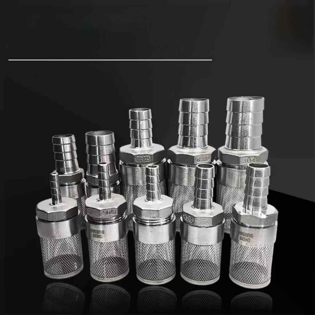 全不锈钢宝塔分体式过滤网加厚鱼缸水泵过滤杂质软管过滤杂质