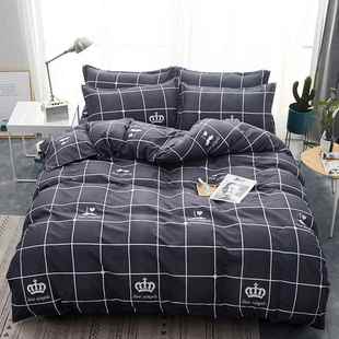 正品 单人三件套件套8网红被床单四件套1.套5m1.m床床上四 简约时尚