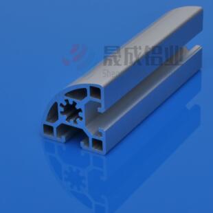 欧标工业铝合金型材4545R半圆弧形拐角鱼缸机械设备框架防护罩45R