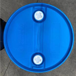 Thickened plastic flange bucket 200L acid and alkali resista