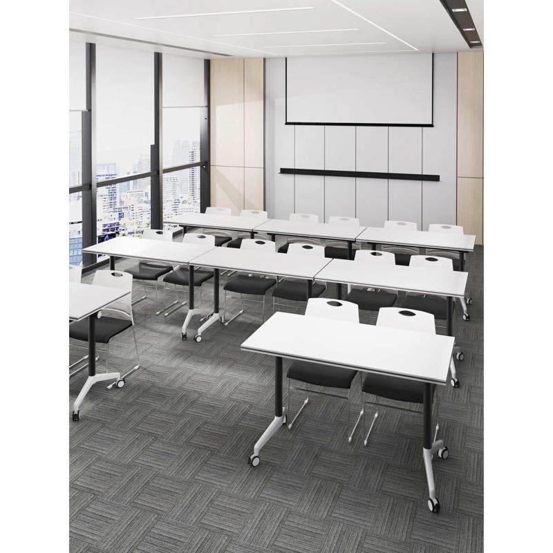 拼接会议桌培训桌椅组合折叠会议桌可移动办公桌长条桌培训班桌子