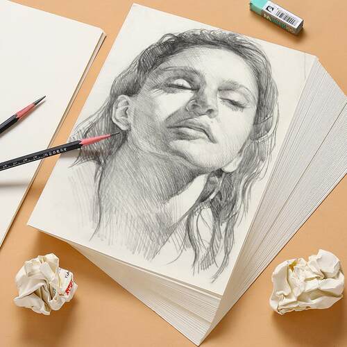 素描水粉画纸画纸儿童美术油画布