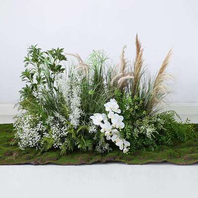 仿真植物草丛造景室内软装假绿植装饰遮挡角落摆件芦苇花草插花