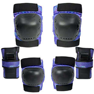 滑板车头盔轮滑护具儿童骑行套装 备防摔 平衡溜冰护膝专业防护装