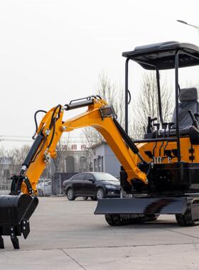 厂出口美国HT18迷你液压挖机 v无尾1800k工g小 型ChHT18履带inaEx
