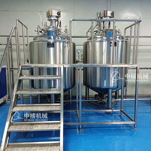 中核机械不锈钢多功能搅拌罐LRG-1000混合调配罐卫生级