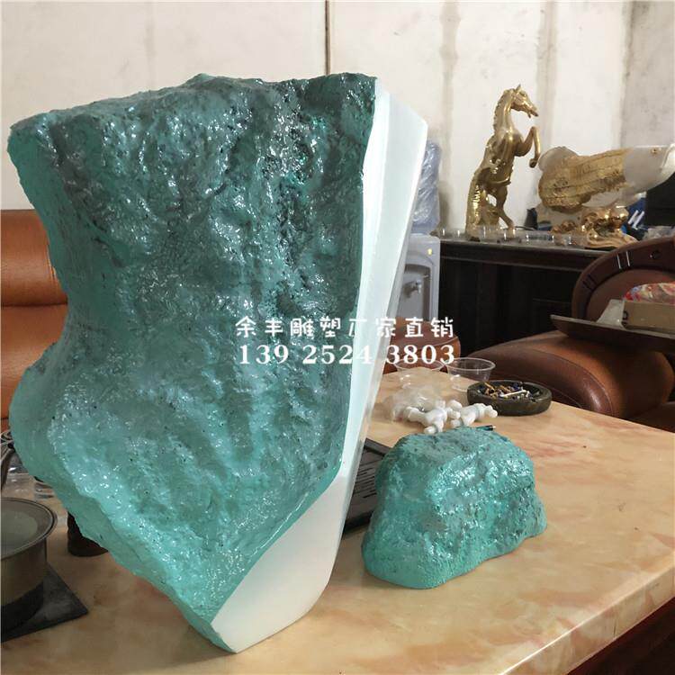 户外仿真玻璃钢假山假石模型 园林景观花园草地雕塑小品配套摆件