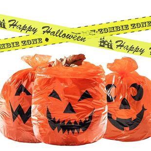 Trash Bag Outdoor Halloween Fall Pumpkin Decoration Large