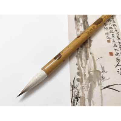 正品纯兼毫七羊大中小楷书法国画成人毛三笔套行装书草书狼初学者