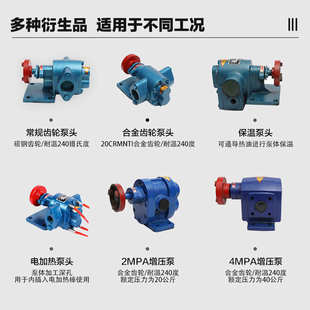 耐磨泵油泵保温高温豆渣油泵重油泵煤焦泵齿轮渣油增压电加热zyb