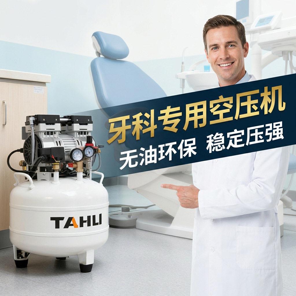 塔虎便携式低噪音无油锈牙空压机气泵空气压缩机220V防储科气
