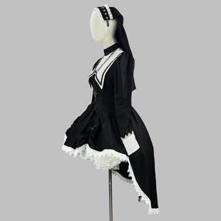 nun 化装 costume costume万圣节小丑服装 performance Halloween