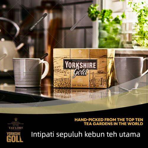 英国进口泰勒茶yorkshire Tea 约克夏黄金版红茶茶包约克郡红茶包