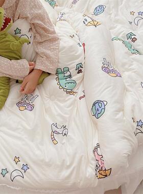 miA类母A类针织婴针织棉大豆i春秋被宝宝全棉儿童k被子加厚保暖被