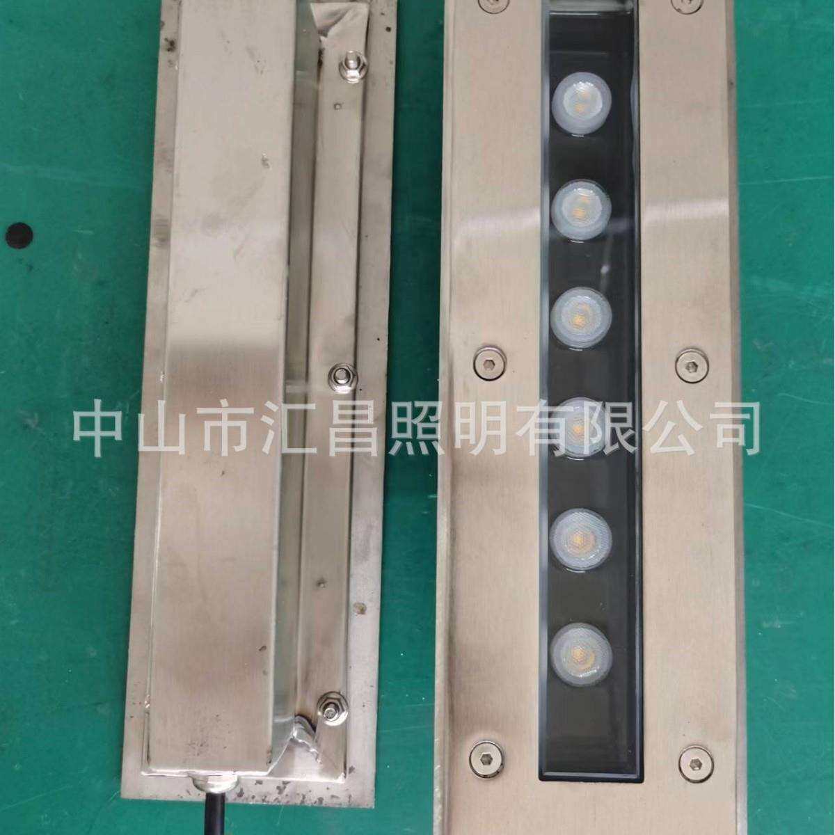 水下洗墙灯线条灯防水条形LED灯具12W24WIP68洗墙灯室外超亮