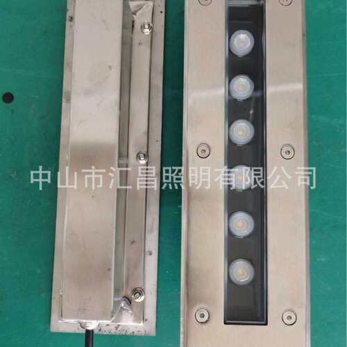 水下洗墙灯线条灯防水条形LED灯具12W24WIP68洗墙灯室外超亮