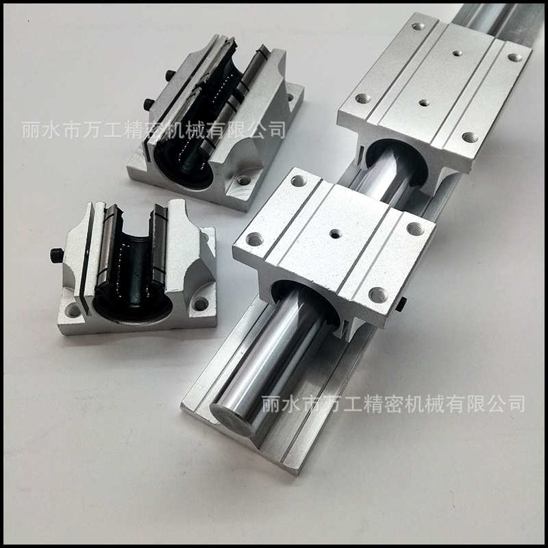 木工推台锯导轨 上下锁式铝壳滑块硬铬轴 厂家国产直线导轨