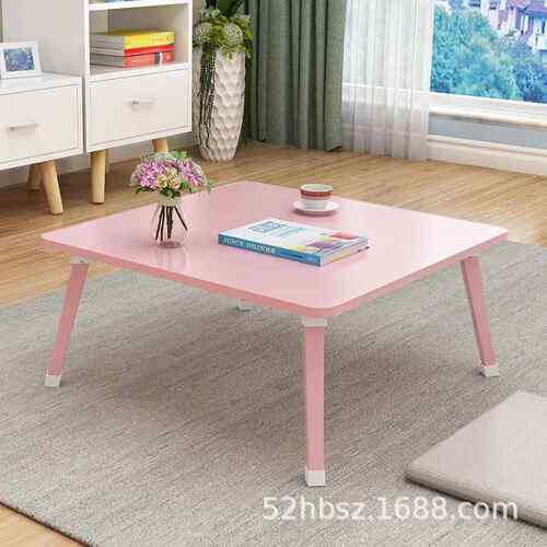 折叠桌小炕桌家用地桌小饭桌榻榻米飘窗桌床上桌大号小方桌矮餐桌