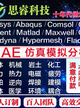 代做comsol/fluent/ abaqus/Adams/maxwell/dyna/ansys/指导/答疑