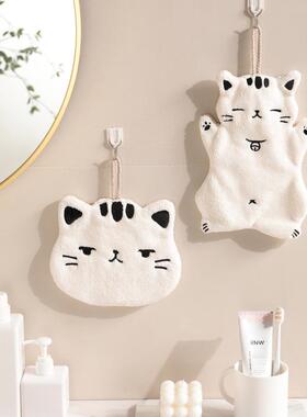 Cartoon hand towel, hangable and odor-free for kitchen and b