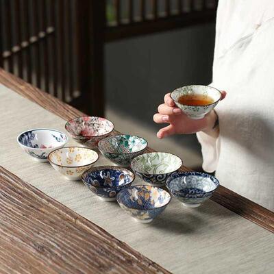Porcelain Tea Cups ChaZhan Teacup Ceramic Single Cup