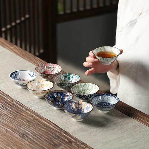 Porcelain Tea Cups ChaZhan Teacup Ceramic Single Cup