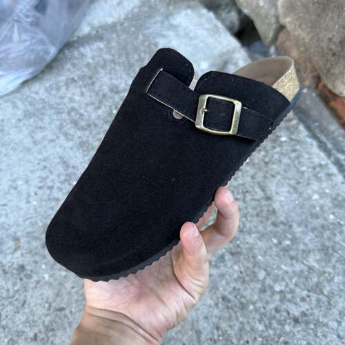 Womens Casual Slippers Comfortable Footbed Suede Light