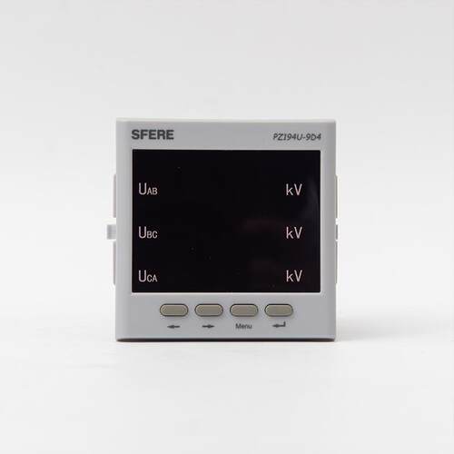 斯菲尔电气PZ194U-9D4带模拟量输出交流三相电压表LED智能数显表