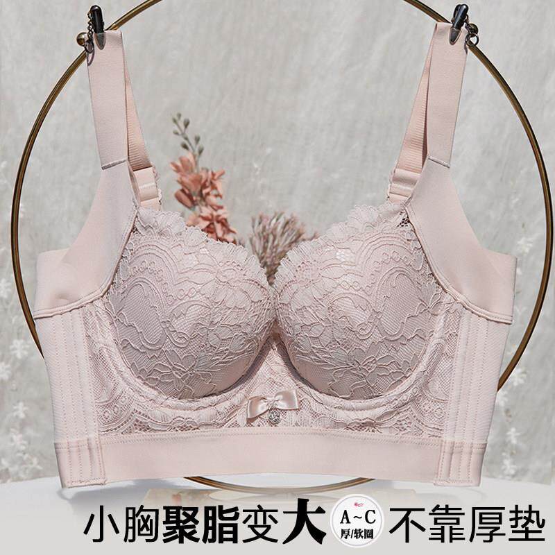 平胸小胸聚拢显大文胸收副乳上托 托防下垂矫正塑形胸罩调整型内