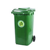 街道环卫大号升批发盖垃圾桶垃圾桶360l240l公园垃圾箱分类户外带