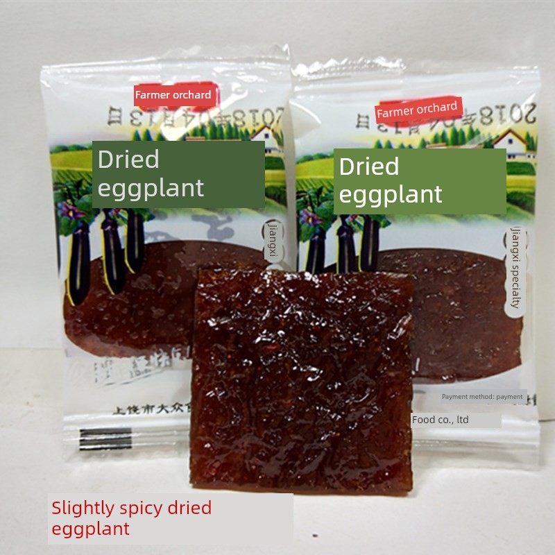 江西特产依夫香辣茄子干500克微辣茄子干即食休闲零食小吃
