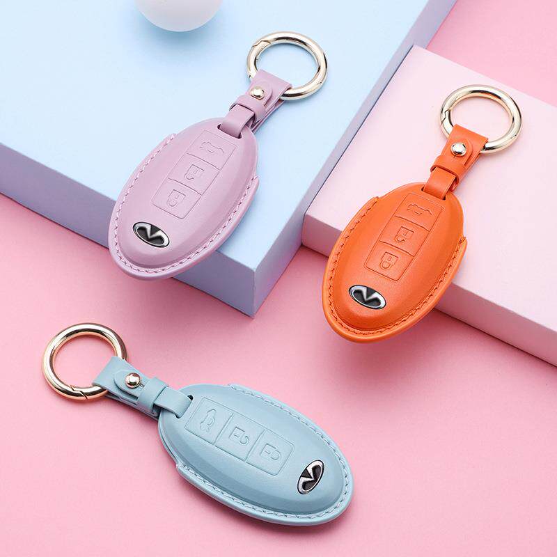 工厂适用英菲尼迪女款汽车钥匙套Q50L/Q70L/QX50/60/80真皮包