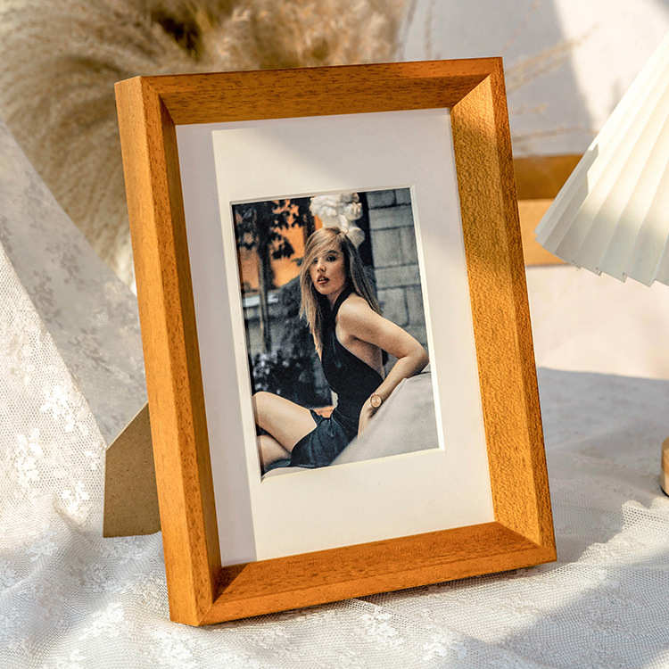 相框摆台照片打印做成相册框6寸7寸8寸10寸实木挂墙简约框架挂墙