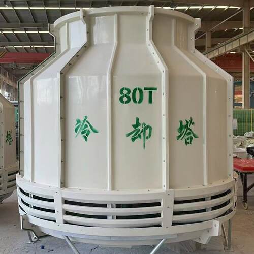 厂家供应圆形逆流式冷却塔水轮机冷却塔玻璃钢圆形冷却塔