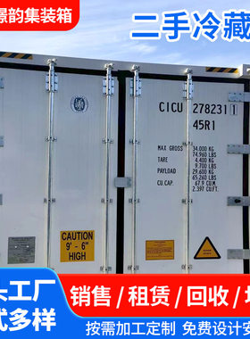 厂家出租二手20FR冷藏冷冻集装箱 二手保温冷藏集装箱 海运冷冻