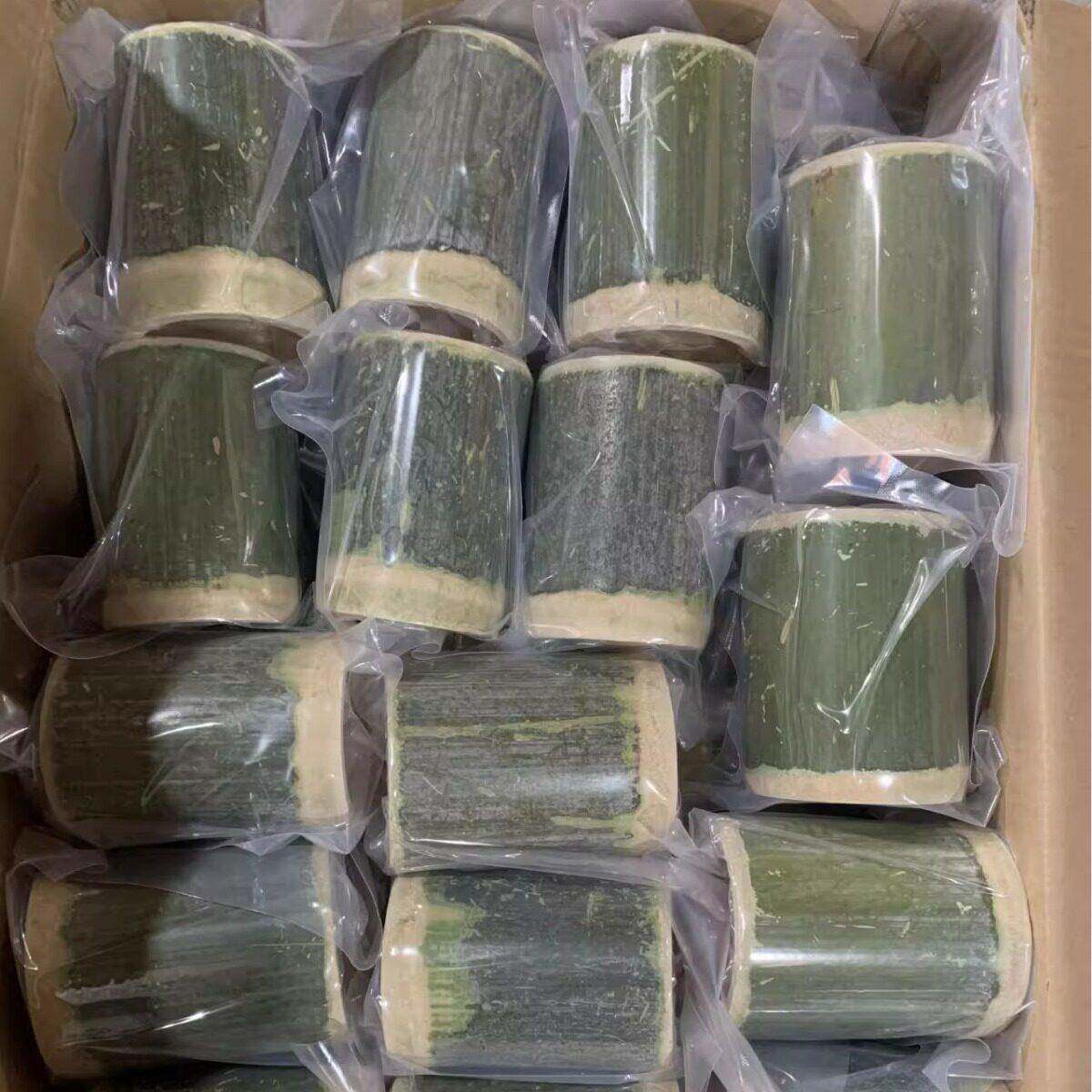真空包装网红竹筒杯奶茶杯竹桶咖啡冰激凌竹杯新鲜竹筒饭楠竹商用