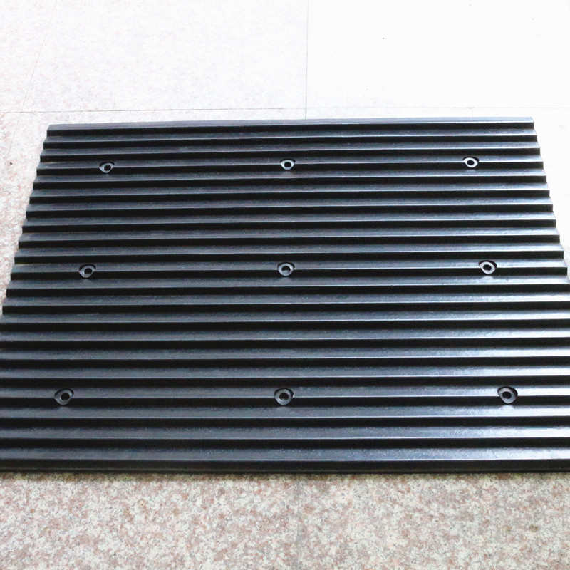 长力厂家直供40mm厚度橡胶减噪板 地库坡道缓冲垫防滑垫 批发