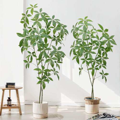 仿真绿植高端轻奢发财树室内客厅装饰摆件假盆栽造景假花仿生植物