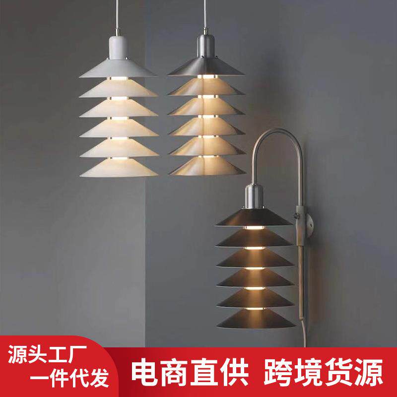设计师简约后现代多层壁灯吊灯客厅电视柜走廊过道灯卧室床头吊灯