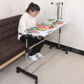 不锈钢厚十字绣架家绣用架大号可调绣0858花架立式 绣绣加架刺架子