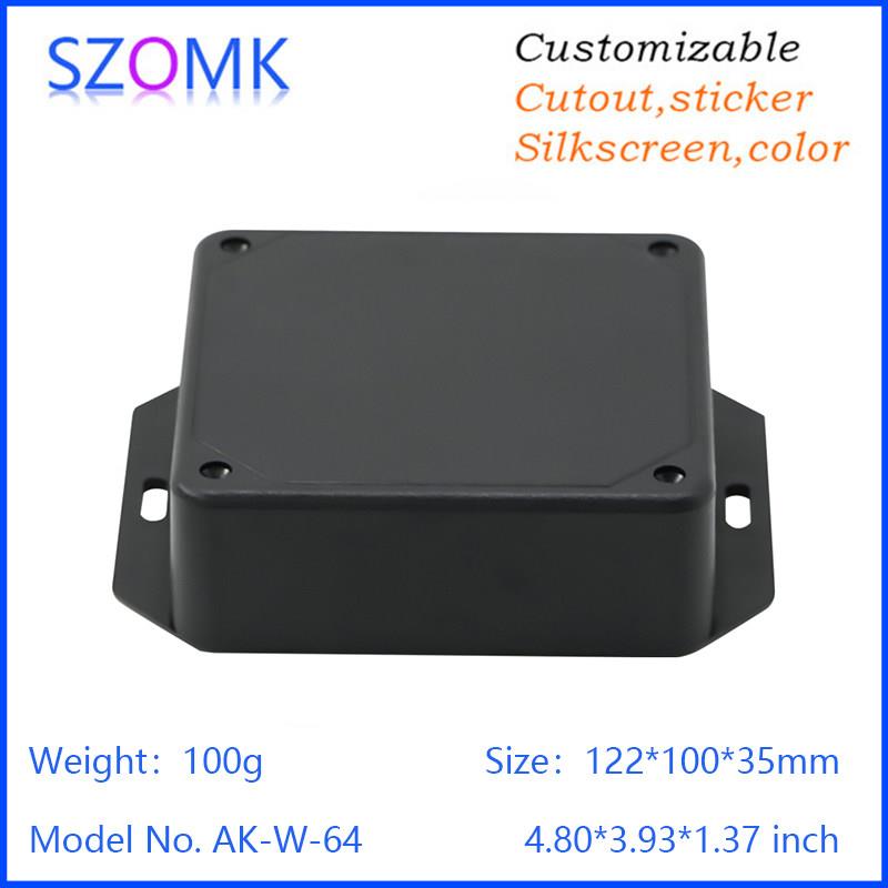 SZOMK 电子仪表壳体ABS接线塑料外壳标准式控制器盒子 W63-W64