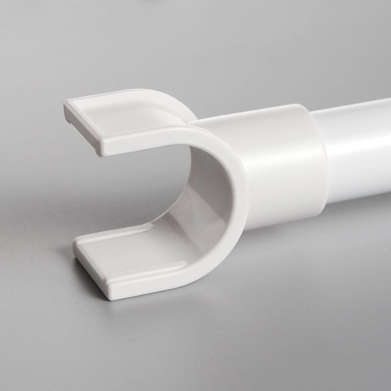 1vpr伸缩落地晾衣架杆衣叉挂衣支架 钉打孔撑杆杆晾衣杆型免y免