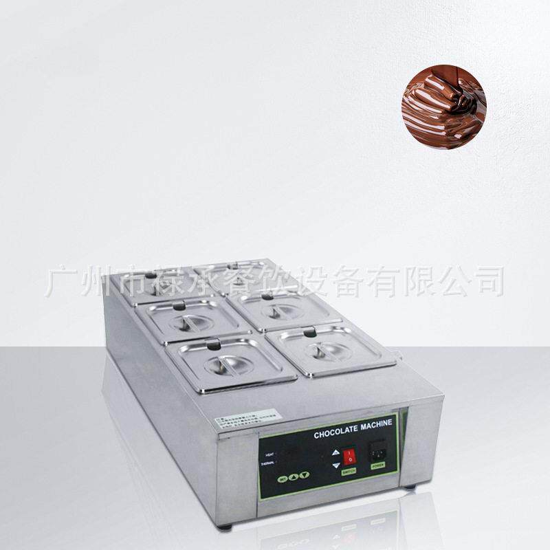 六缸巧克力熔化机融化炉电热隔水加热自动保温六盆不锈钢烘焙商用