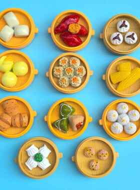 厂家直供树脂冰箱贴磁吸盲袋食物食玩磁性贴DIY装饰旅游冰箱贴